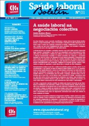 /Portada Boletín CIG - Saúde Laboral Nº 1 galego